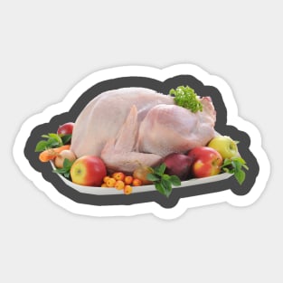 chicken dinner Sticker